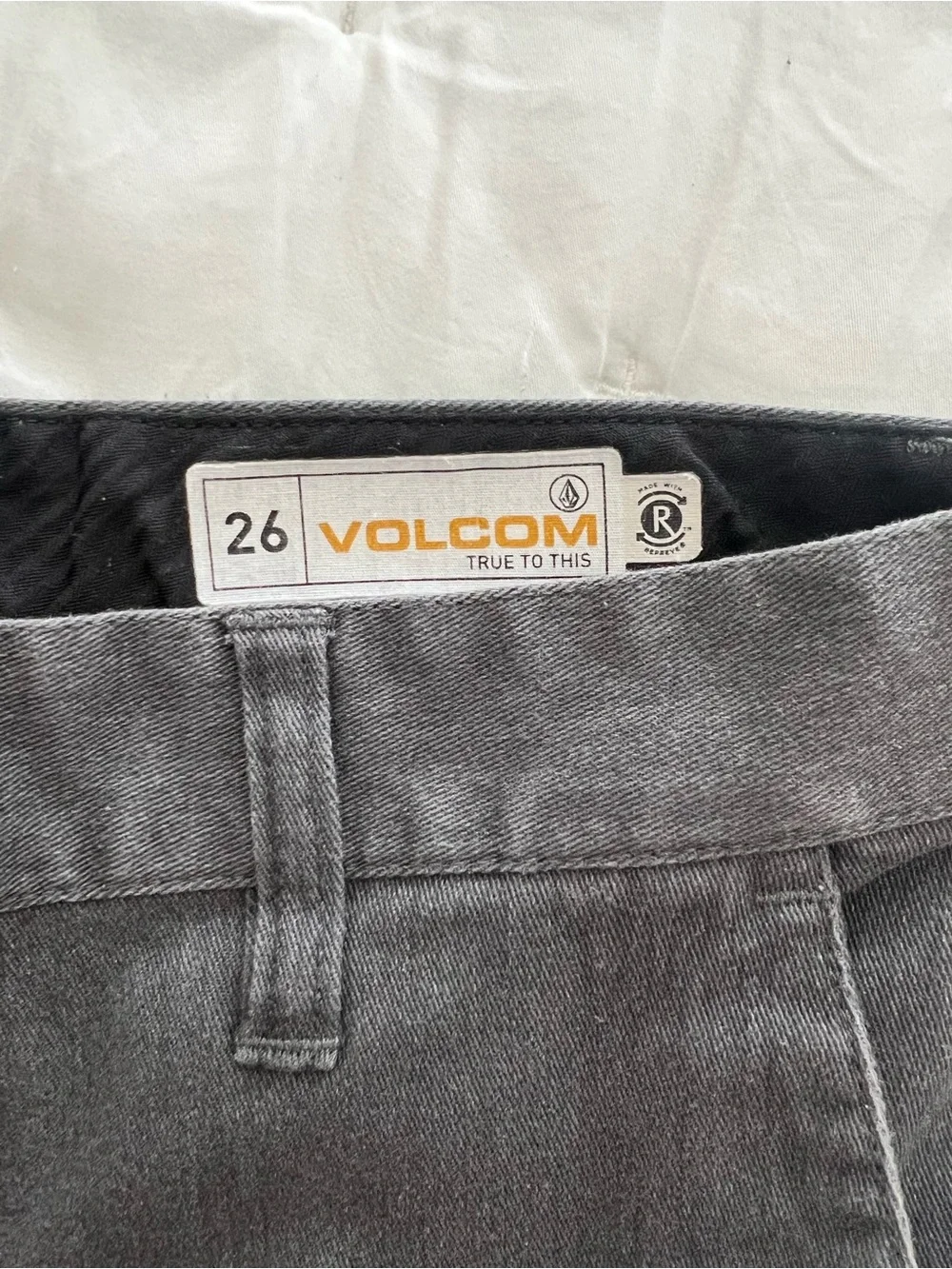 Lot of Volcom Men's Black Straight Chinos